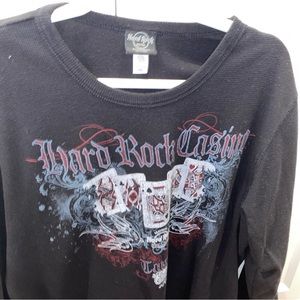 2000s hard rock casino grunge shirt